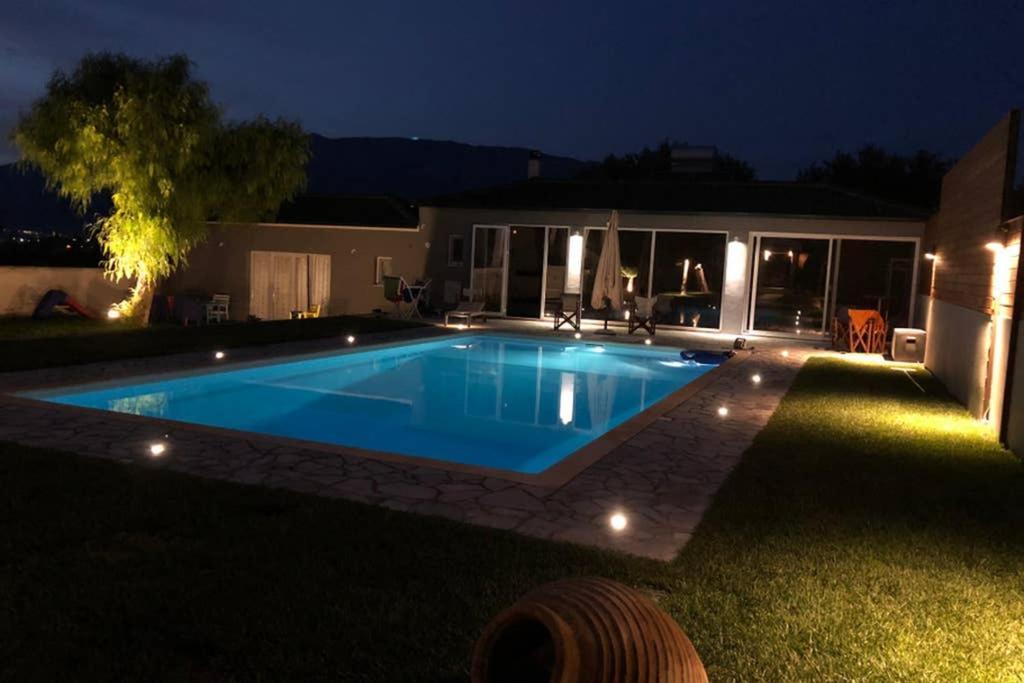 Sunlit Pool House Villa Posidhonia  Exterior photo